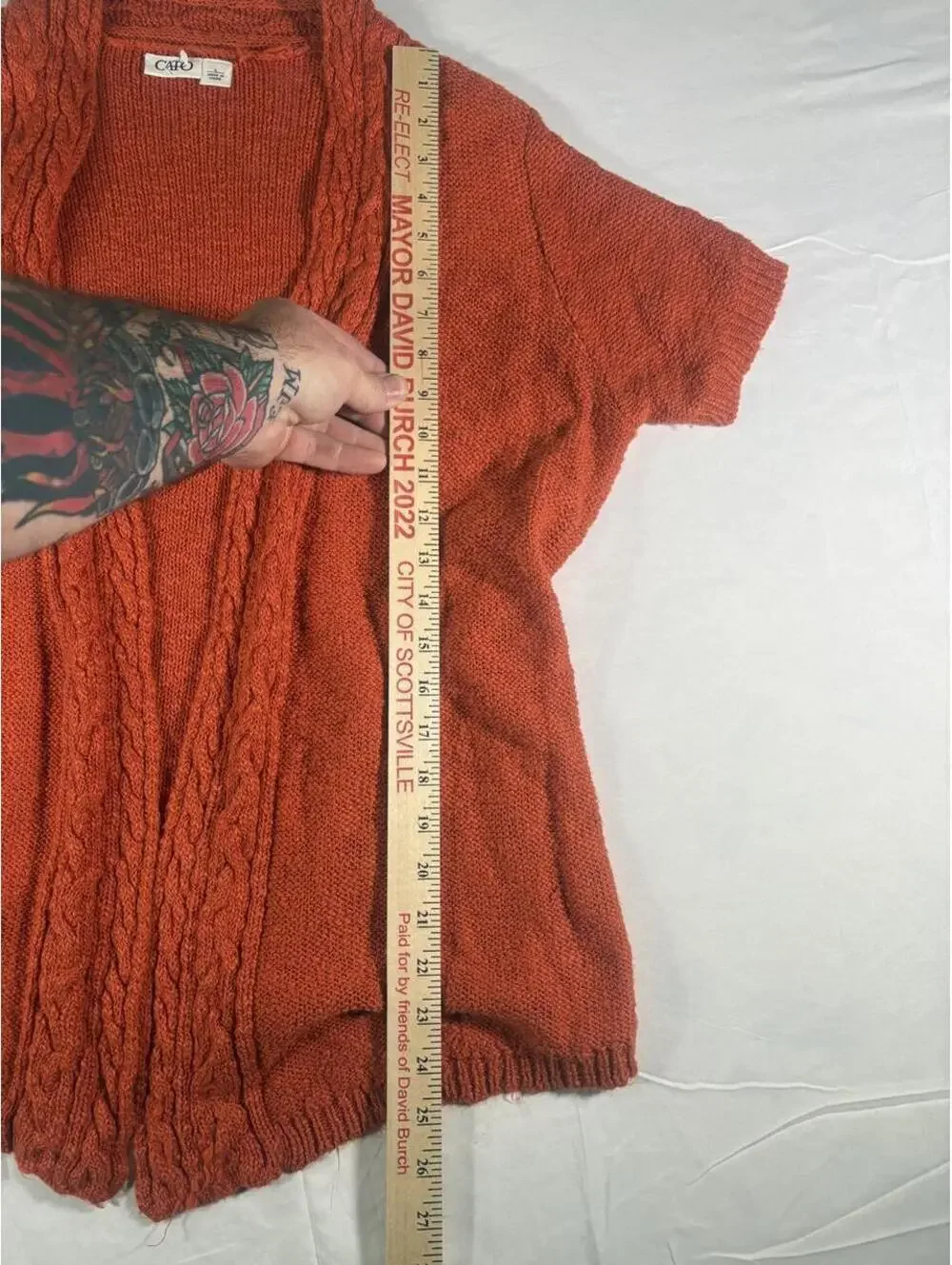 Cato Women's Orange Cardigan